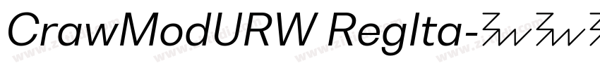 CrawModURW RegIta字体转换